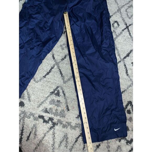 Vintage 90s Nike Mens large Distressed Mini Swoosh Lined Wide Leg Pants, Vintage - Picture 10 of 11